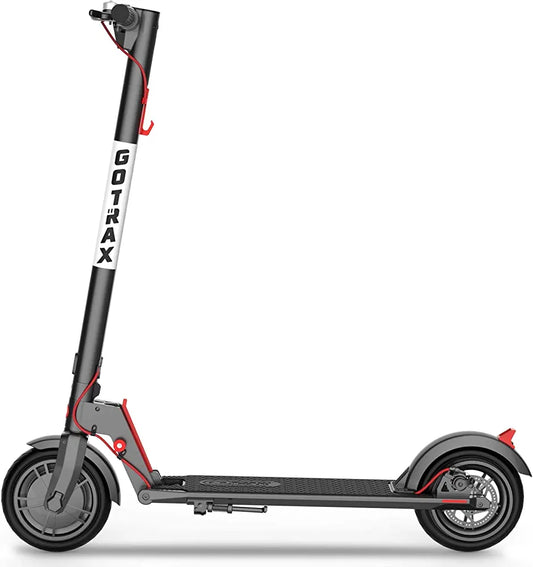 Gotrax GXL V2 Electric Scooter, 8.5" Pneumatic Tire, Max 12 Mile Range and 15.5mph Speed, EABS and Rear Disk Brake,Lightweight Aluminum Alloy