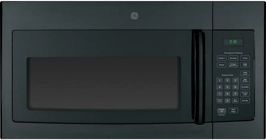 GE JVM3160 1000W Built-In Microwave Hood Combo - 1.6 cu ft - Black