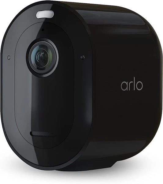 Arlo Pro 4 Spotlight Security Camera, 1 Pack, Black - VMC4050B