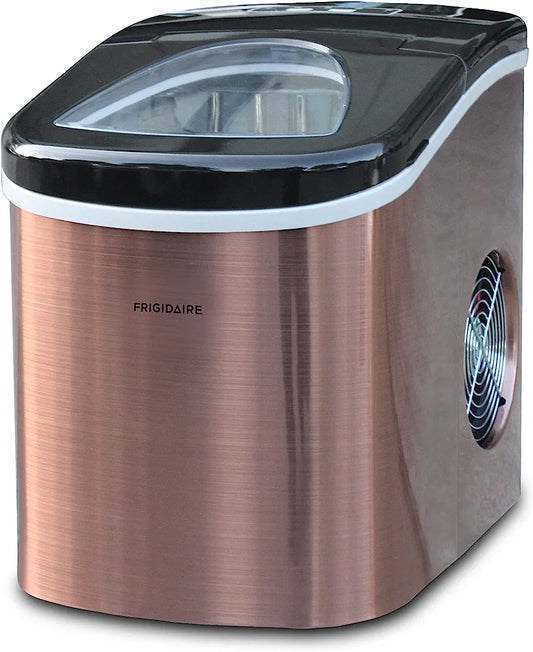 Frigidaire 26 lb. Countertop Icemaker Efic117-ss, Copper Stainless Steel