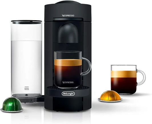De'Longhi VertuoPlus Coffee Maker and Espresso Machine - Black Matte